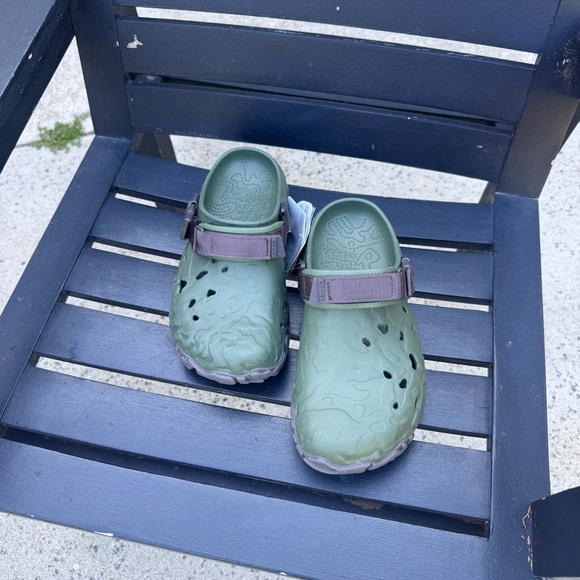 Crocs All Terrain Atlas Green Clogs - Picture 4 of 6